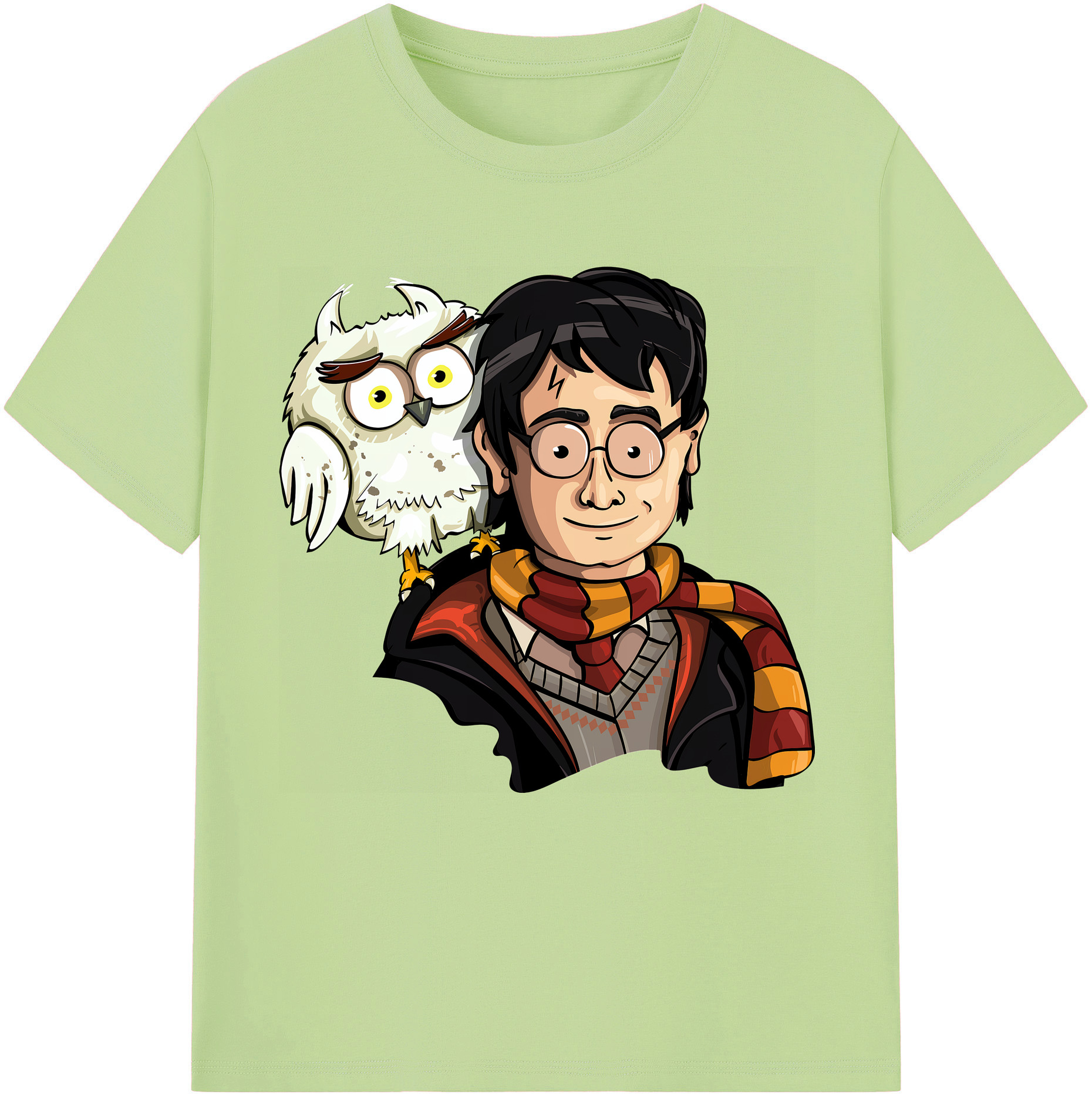 （画像用） Harry Potter ハリー・ポッターシリーズ 綿100％半袖Tシャツ（フロントプリント）